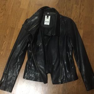 Soia & Kyo Leather Motorcycle Jacket
